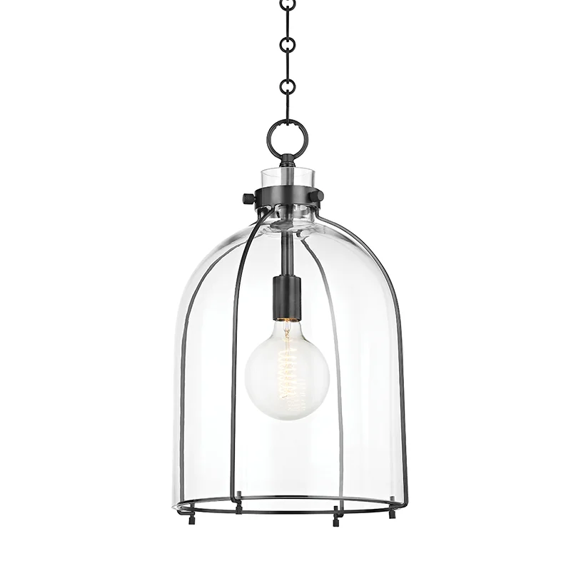 Moroccan Ceiling Lights with Colorful Stained Glass and Geometric CarvingsMoroccan Ceiling Lights with Colorful Stained Glass and Geometric CarvingsHudson Valley 7306 Eldridge 1-lt 16" Pendant