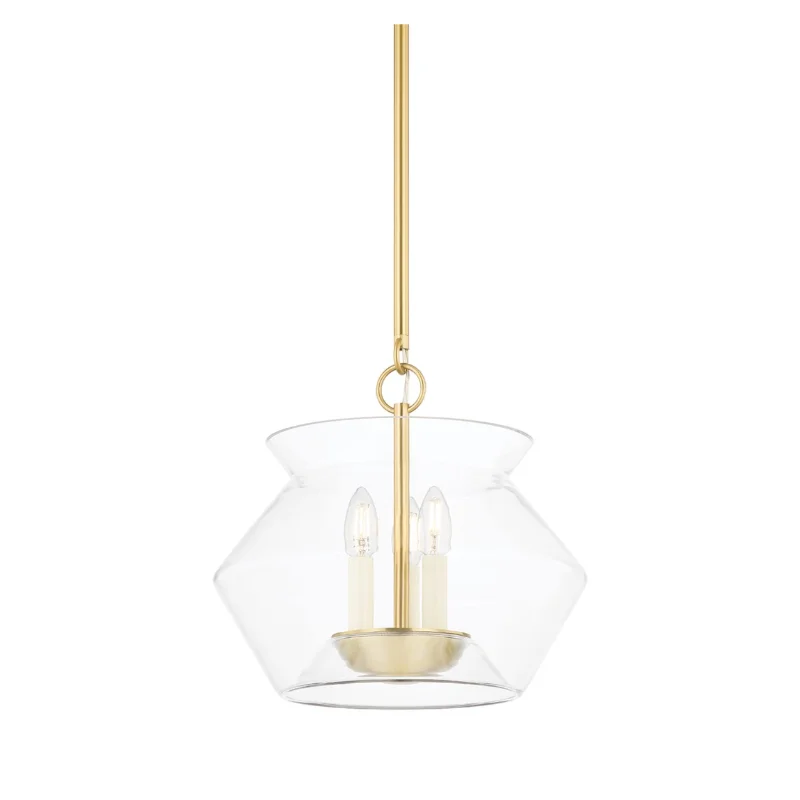 Contemporary Ceiling Lights with Unique, Abstract ShapesContemporary Ceiling Lights with Unique, Abstract ShapesHudson Valley 8115 Edmonton 3-lt 15" Pendant