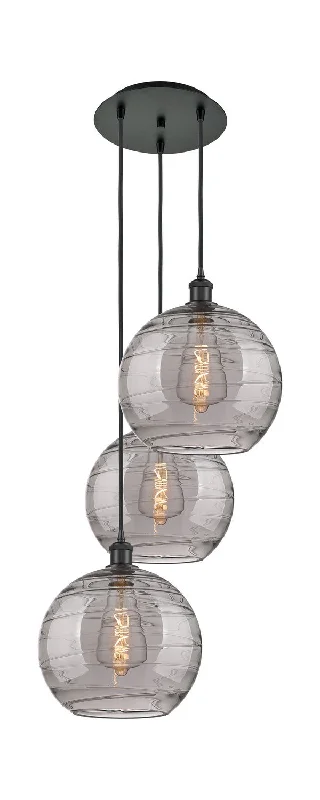 Industrial Style Ceiling Lights with Exposed Bulbs and Metal CagesIndustrial Style Ceiling Lights with Exposed Bulbs and Metal CagesInnovations Ballston 113B-3P-BK-G1213-12SM Pendant Light - Matte Black