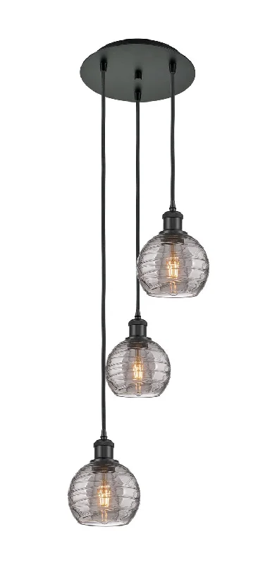 Moroccan Ceiling Lights with Colorful Stained Glass and Geometric CarvingsMoroccan Ceiling Lights with Colorful Stained Glass and Geometric CarvingsInnovations Ballston 113B-3P-BK-G1213-6SM Pendant Light - Matte Black