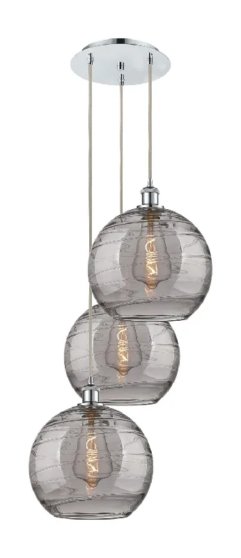 Art Deco Ceiling Lights with Geometric Patterns and Metallic FinishesArt Deco Ceiling Lights with Geometric Patterns and Metallic FinishesInnovations Ballston 113B-3P-PC-G1213-12SM Pendant Light - Polished Chrome