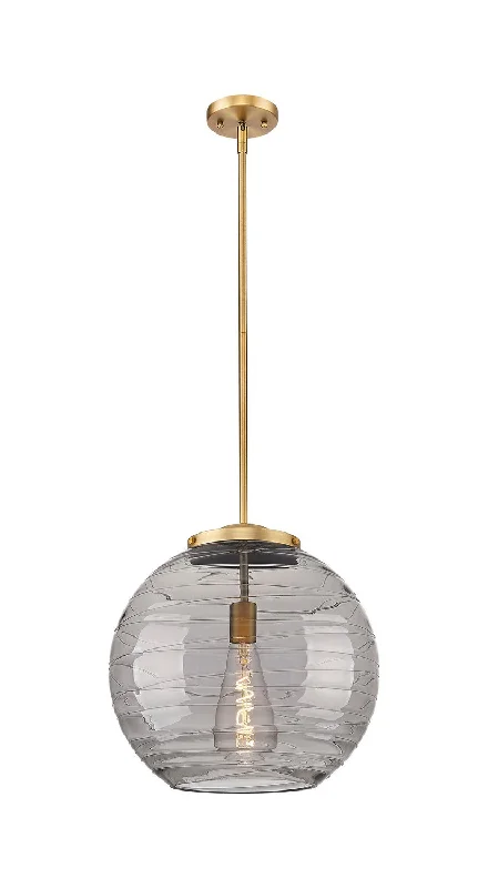 Rustic Ceiling Lights with Reclaimed Wood and Distressed FinishesRustic Ceiling Lights with Reclaimed Wood and Distressed FinishesInnovations Ballston 221-1S-BB-G1213-16SM Pendant Light - Brushed Brass