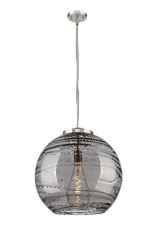Industrial Style Ceiling Lights with Exposed Bulbs and Metal CagesIndustrial Style Ceiling Lights with Exposed Bulbs and Metal CagesInnovations Ballston 221-1S-SN-G1213-18SM Pendant Light - Brushed Satin Nickel