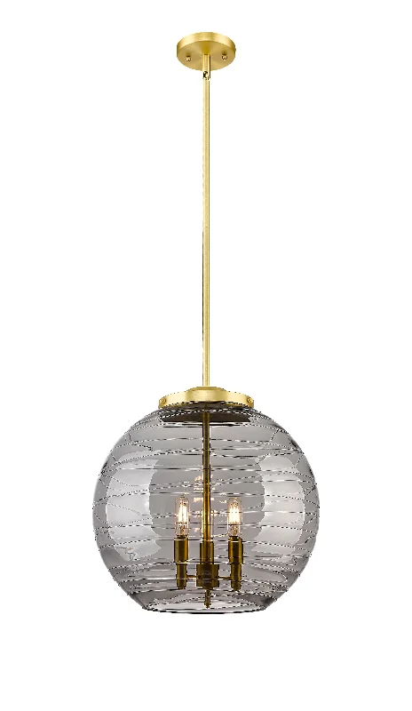 Chinese - Style Ceiling Lights with Red Lantern - Inspired DesignsChinese - Style Ceiling Lights with Red Lantern - Inspired DesignsInnovations Ballston 221-3S-SG-G1213-16SM Pendant Light - Satin Gold