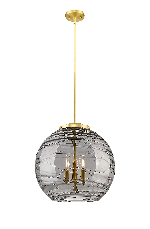 Bohemian Ceiling Lights with Beads, Tassels, and Colorful GlassBohemian Ceiling Lights with Beads, Tassels, and Colorful GlassInnovations Ballston 221-3S-SG-G1213-18SM Pendant Light - Satin Gold