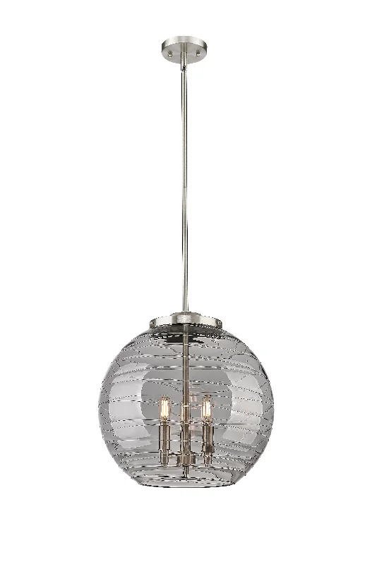 Glass Ceiling Lights with Frosted, Colored, or Etched GlassGlass Ceiling Lights with Frosted, Colored, or Etched GlassInnovations Ballston 221-3S-SN-G1213-16SM Pendant Light - Brushed Satin Nickel