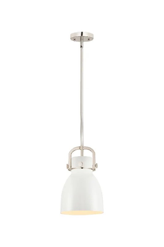 Retro Ceiling Lights Inspired by the 1950s and 1960s DesignRetro Ceiling Lights Inspired by the 1950s and 1960s DesignInnovations Downtown Urban 410-1SS-PN-M412-8W Pendant Light - Polished Nickel