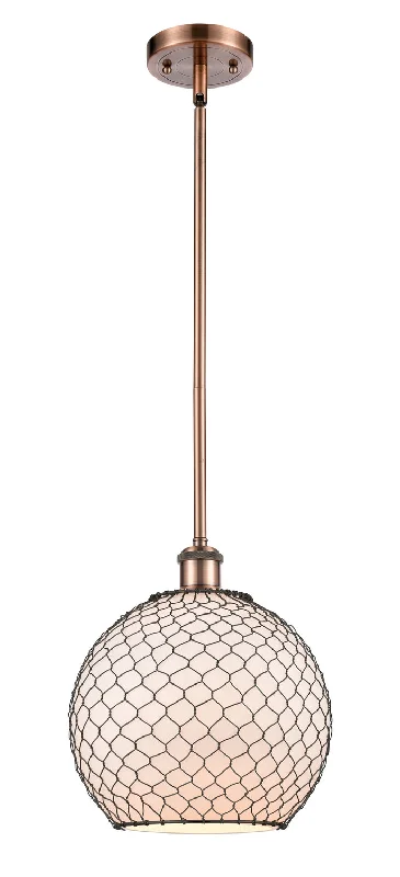 Japanese - Inspired Ceiling Lights with Shoji - Screen - like DiffusersJapanese - Inspired Ceiling Lights with Shoji - Screen - like DiffusersInnovations Ballston 516-1S-AC-G121-10CBK Pendant Light - Antique Copper