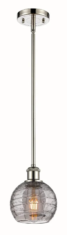 Glass Ceiling Lights with Frosted, Colored, or Etched GlassGlass Ceiling Lights with Frosted, Colored, or Etched GlassInnovations Ballston 516-1S-PN-G1213-6SM Pendant Light - Polished Nickel