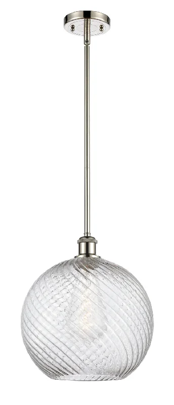 Gothic Ceiling Lights with Dark Metalwork and Pointed ArchesGothic Ceiling Lights with Dark Metalwork and Pointed ArchesInnovations Ballston 516-1S-PN-G1214-12 Pendant Light - Polished Nickel
