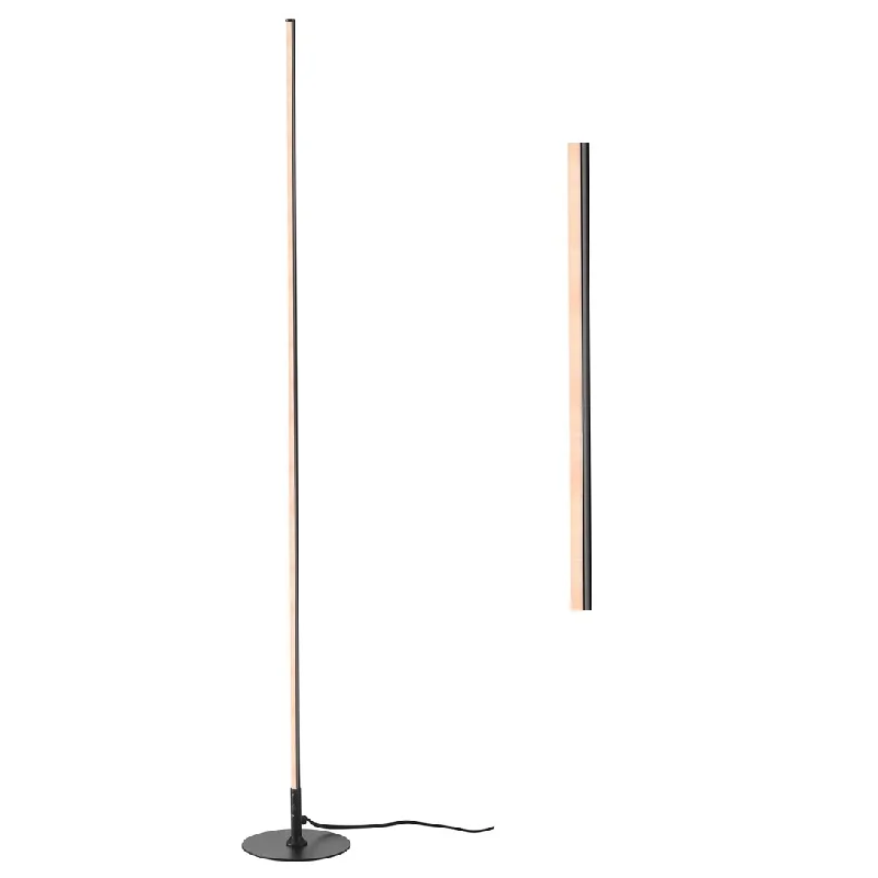 Wood Floor Lamp with Natural Grain for a Warm and Organic FeelWood Floor Lamp with Natural Grain for a Warm and Organic FeelIris 59.5" LED Integrated Floor Lamp, Black by JONATHAN Y - 59.5" H x 8" W x 8" D Wood Floor Lamp with Natural Grain for a Warm and Organic FeelWood Floor Lamp with Natural Grain for a Warm and Organic FeelIris 59.5" LED Integrated Floor Lamp, Black by JONATHAN Y - 59.5" H x 8" W x 8" D