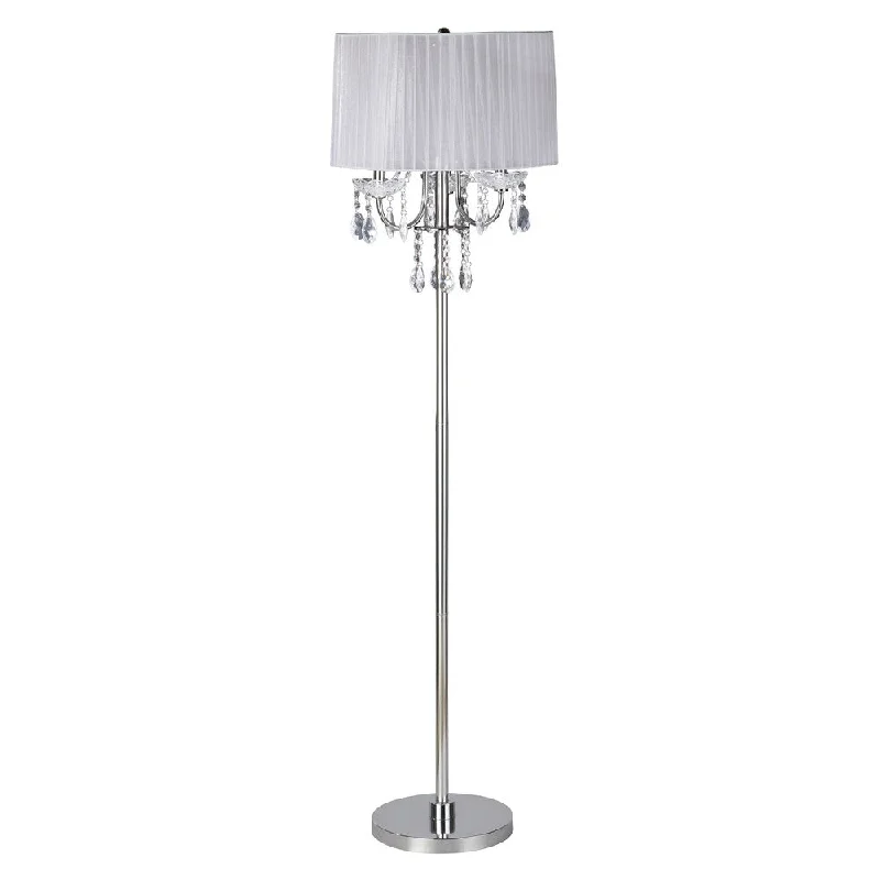Glass Floor Lamp with Frosted Shades for Soft Diffused LightGlass Floor Lamp with Frosted Shades for Soft Diffused LightJournee Home 'Elegance' 62.5 inch Crystal Drop Floor Lamp Glass Floor Lamp with Frosted Shades for Soft Diffused LightGlass Floor Lamp with Frosted Shades for Soft Diffused LightJournee Home 'Elegance' 62.5 inch Crystal Drop Floor Lamp