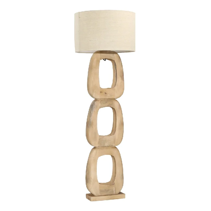 Dimmable Floor Lamp for Adjustable Lighting AmbianceDimmable Floor Lamp for Adjustable Lighting AmbianceKnollwood 62" Tall Floor Lamp, Natural Brown