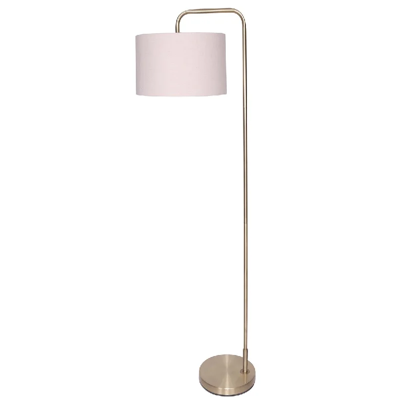 Bohemian Inspired Floor Lamp for Eclectic Home DecorBohemian Inspired Floor Lamp for Eclectic Home DecorLAUREN TAYLOR - Antique Brass Floor Lamp (63") - 63x16x10