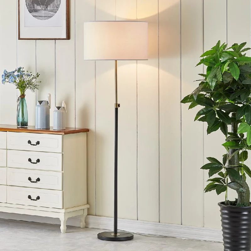 Rustic Farmhouse Style Floor Lamp for Cozy BedroomsRustic Farmhouse Style Floor Lamp for Cozy BedroomsLight Society Cardiff Telescoping Floor Lamp