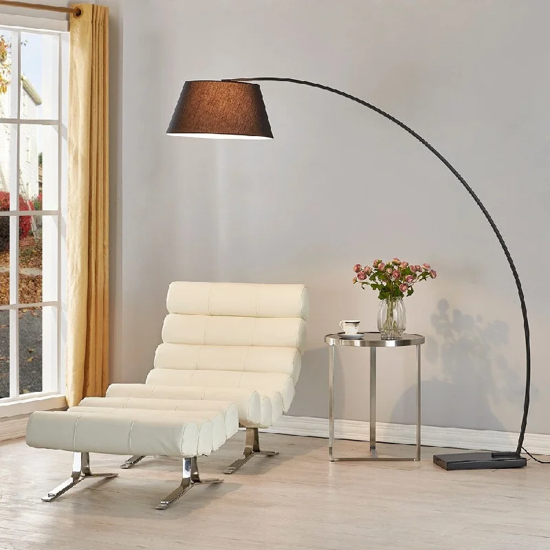 Industrial Style Floor Lamp with Exposed Bulbs for Loft ApartmentsIndustrial Style Floor Lamp with Exposed Bulbs for Loft ApartmentsLight Society Daya Arc Floor Lamp