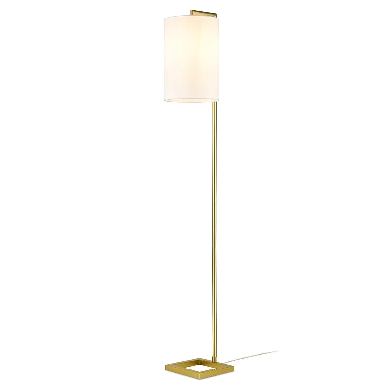 Brushed Brass/White