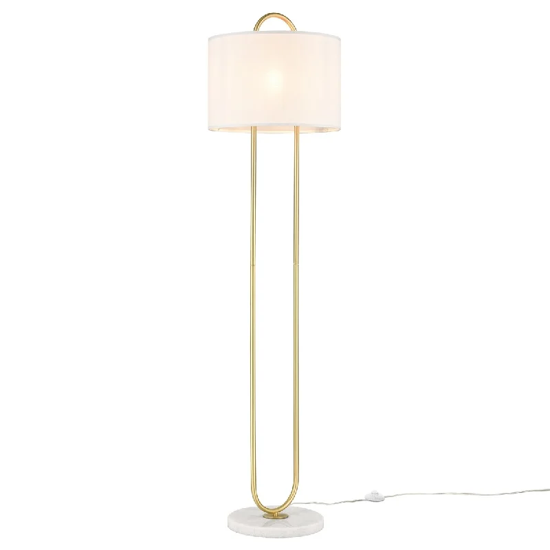 Brass/White