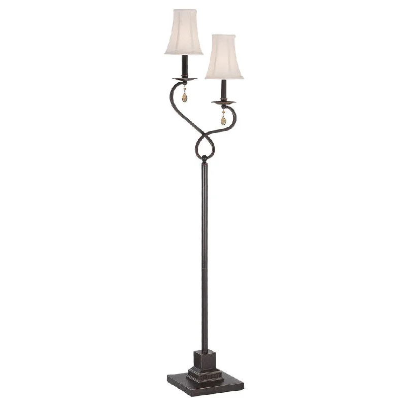Bohemian Inspired Floor Lamp for Eclectic Home DecorBohemian Inspired Floor Lamp for Eclectic Home DecorLite Source Tovah 2-light Floor Lamp