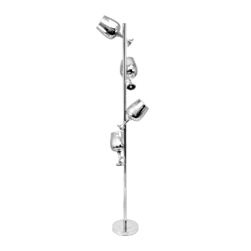 Metal Floor Lamp with a Matte Black Finish for a Sleek LookMetal Floor Lamp with a Matte Black Finish for a Sleek LookLumiSource Vino Accent Floor Lamp