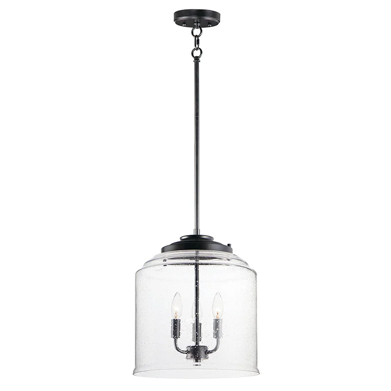 Industrial Style Ceiling Lights with Exposed Bulbs and Metal CagesIndustrial Style Ceiling Lights with Exposed Bulbs and Metal CagesMaxim 12273 Acadia 3-lt 14" Pendant