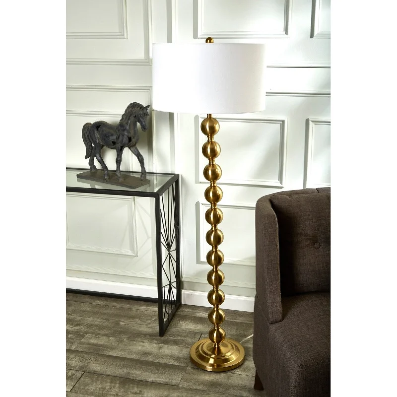 Smart Floor Lamp with Voice Control and Bluetooth ConnectivitySmart Floor Lamp with Voice Control and Bluetooth ConnectivityMetal 57" Stacked Ball Floor Lamp, Gold - 17"H - 19.25" x 19.25" x 17.0" Smart Floor Lamp with Voice Control and Bluetooth ConnectivitySmart Floor Lamp with Voice Control and Bluetooth ConnectivityMetal 57" Stacked Ball Floor Lamp, Gold - 17"H - 19.25" x 19.25" x 17.0"