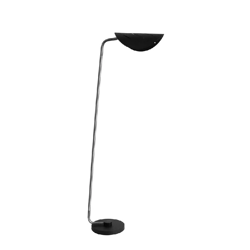 Victorian Style Floor Lamp for Traditional and Elegant InteriorsVictorian Style Floor Lamp for Traditional and Elegant InteriorsMetal 57" Wrap Shade Floor Lamp, Silver
