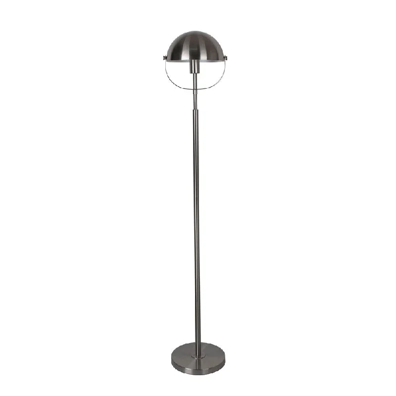Wood Floor Lamp with Natural Grain for a Warm and Organic FeelWood Floor Lamp with Natural Grain for a Warm and Organic FeelMetal 60" Floor Lamp, Silver