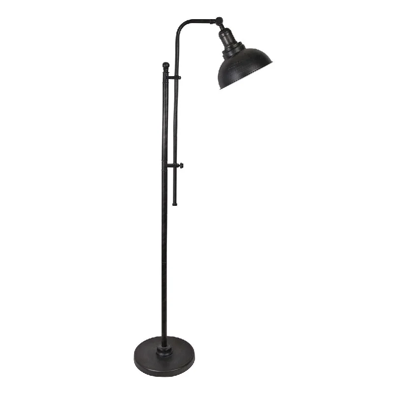 Victorian Style Floor Lamp for Traditional and Elegant InteriorsVictorian Style Floor Lamp for Traditional and Elegant InteriorsMetal 61" Dome Shade Floor Lamp, Black - Kd