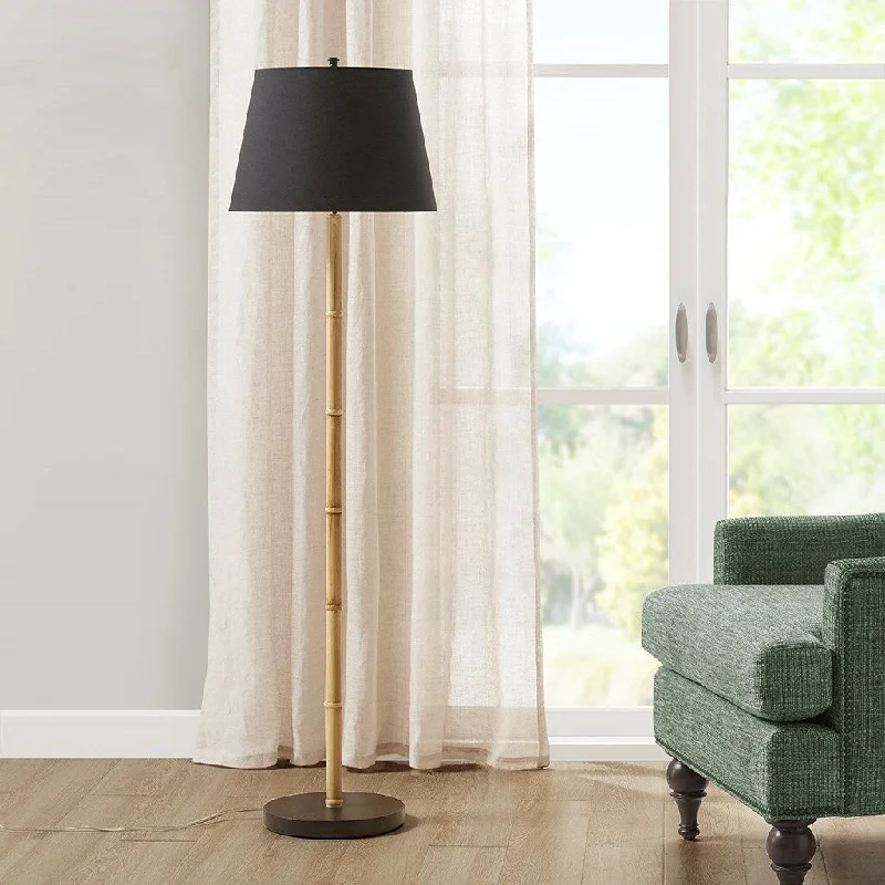 Wood Floor Lamp with Natural Grain for a Warm and Organic FeelWood Floor Lamp with Natural Grain for a Warm and Organic FeelMetal Bamboo Floor Lamp,Easy installation