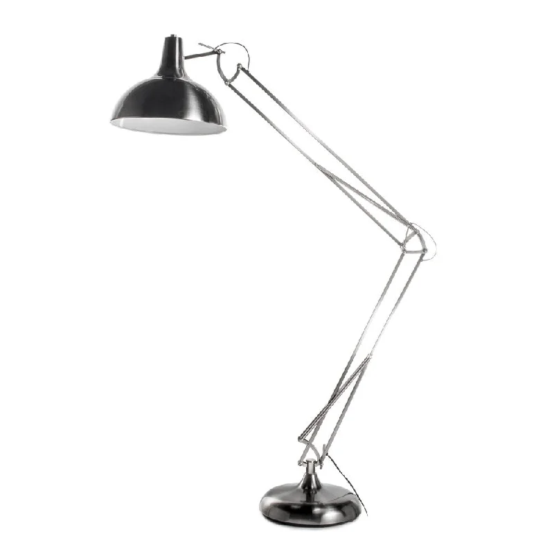  Way Switch Floor Lamp for Multiple Light Intensity Levels Way Switch Floor Lamp for Multiple Light Intensity LevelsMetal Task Floor Lamp with Full Adjustable Function, Silver