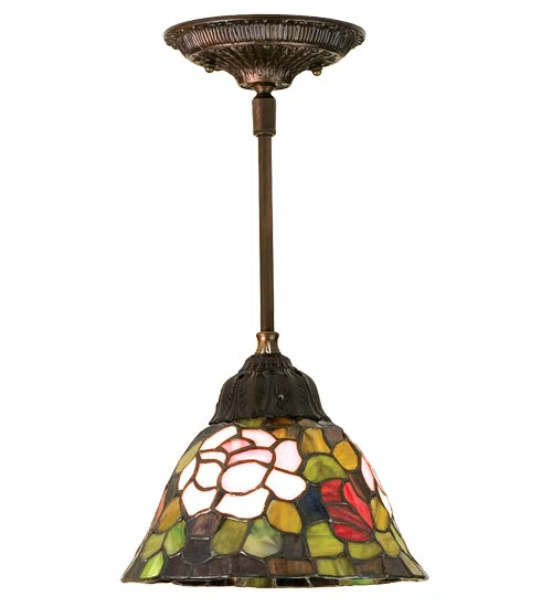 Retro Ceiling Lights Inspired by the 1950s and 1960s DesignRetro Ceiling Lights Inspired by the 1950s and 1960s DesignMeyda Lighting 48927 8"W Tiffany Rosebush Mini Pendant Retro Ceiling Lights Inspired by the 1950s and 1960s DesignRetro Ceiling Lights Inspired by the 1950s and 1960s DesignMeyda Lighting 48927 8"W Tiffany Rosebush Mini Pendant