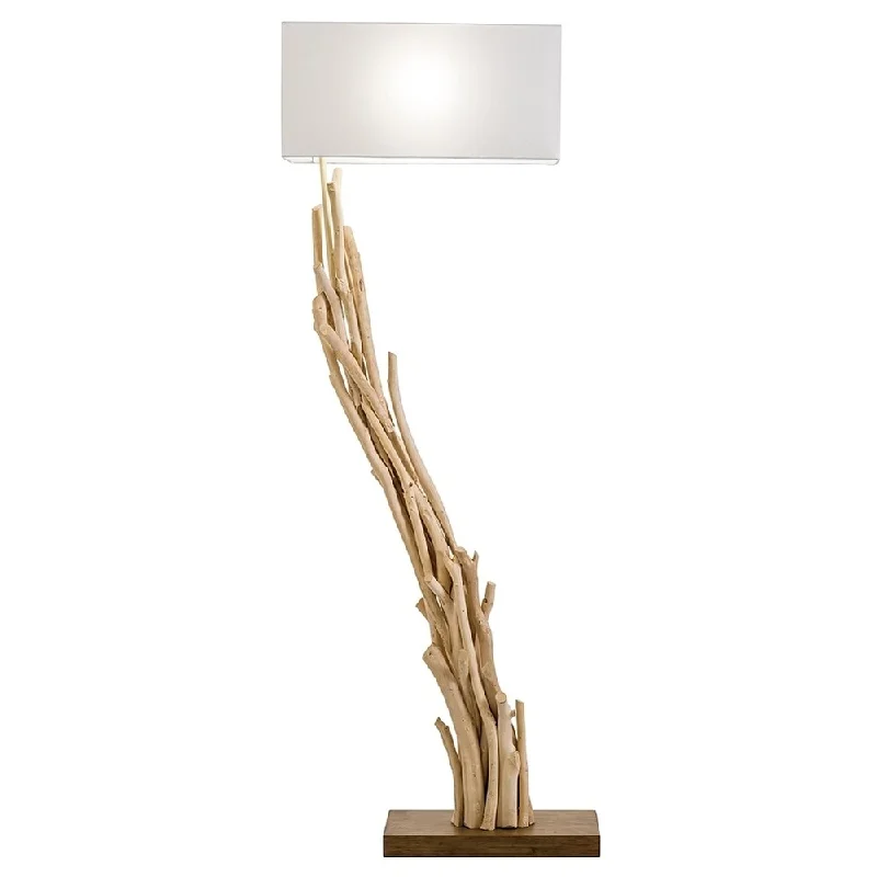 Dimmable Floor Lamp for Adjustable Lighting AmbianceDimmable Floor Lamp for Adjustable Lighting AmbianceModern Home Angled Driftwood Nautical Wooden Floor Lamp
