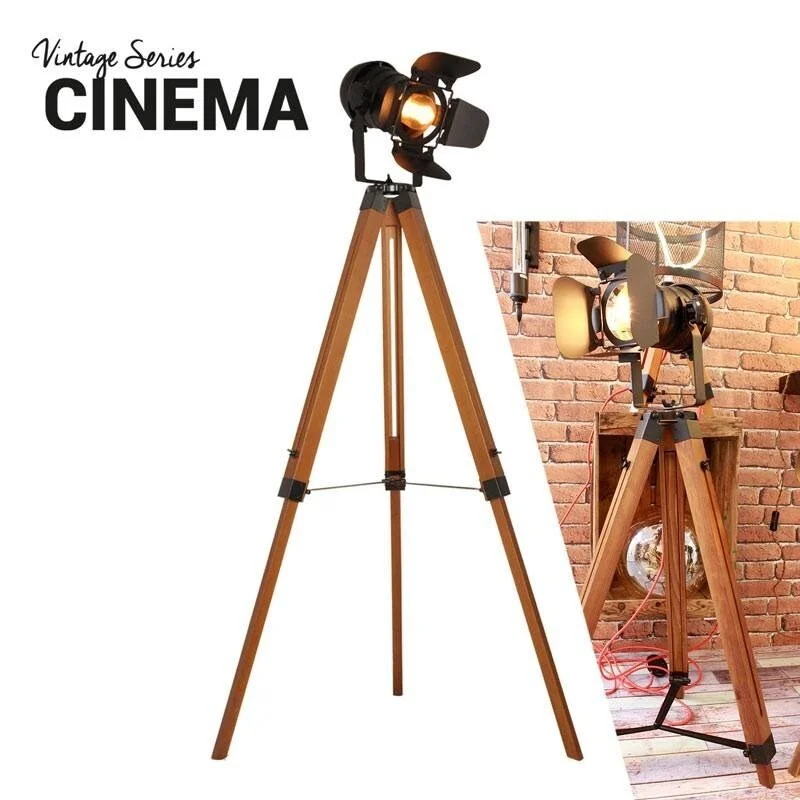 Glass Floor Lamp with Frosted Shades for Soft Diffused LightGlass Floor Lamp with Frosted Shades for Soft Diffused LightModern Industrial Metal Wooden Nautical Cinema Tripod Floor Lamp- Retro Adjustable Rustic Reading Adjustable Desk Table Lamp