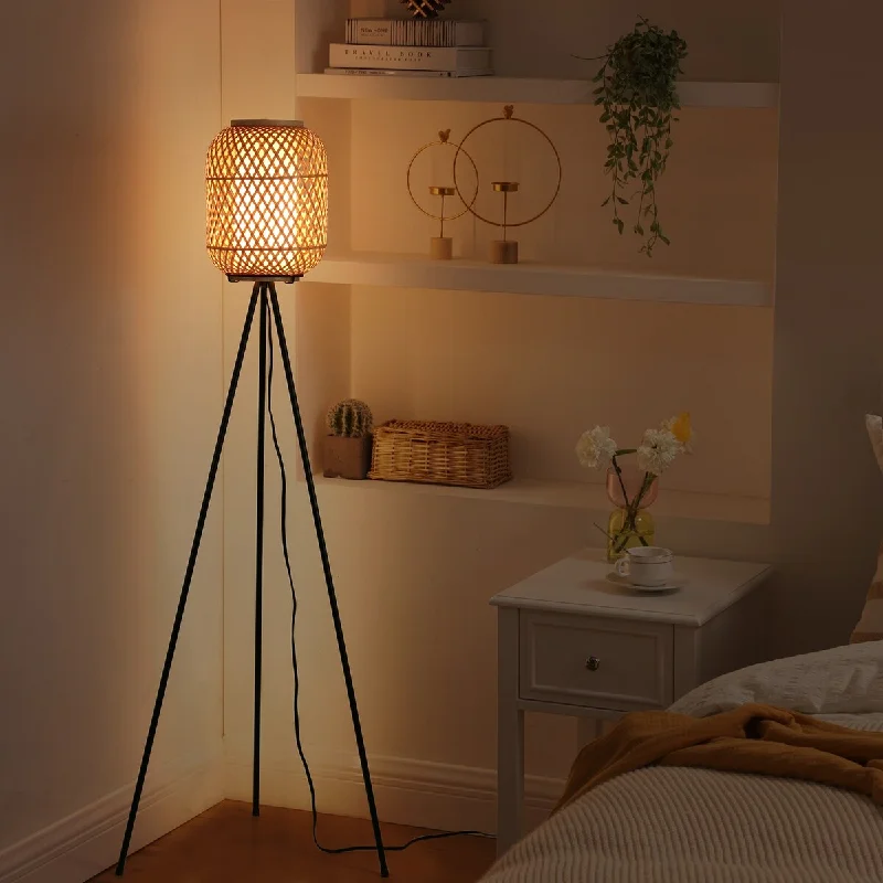 Way Switch Floor Lamp for Multiple Light Intensity Levels Way Switch Floor Lamp for Multiple Light Intensity LevelsModern Vintage Farmhouse Retro Bamboo Tripod Floor Lamp -Height Lamp for Rustic Decor, Wooden for Bedroom Living Room Way Switch Floor Lamp for Multiple Light Intensity Levels Way Switch Floor Lamp for Multiple Light Intensity LevelsModern Vintage Farmhouse Retro Bamboo Tripod Floor Lamp -Height Lamp for Rustic Decor, Wooden for Bedroom Living Room