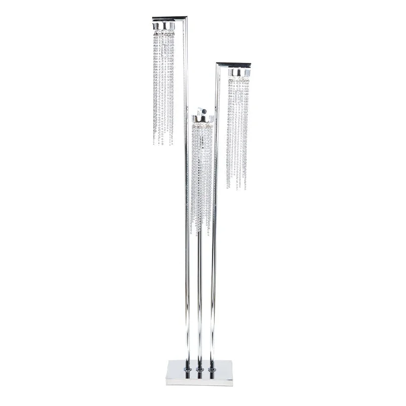 Smart Floor Lamp with Voice Control and Bluetooth ConnectivitySmart Floor Lamp with Voice Control and Bluetooth ConnectivityMonsoon-beaded Chrome Floor Lamp
