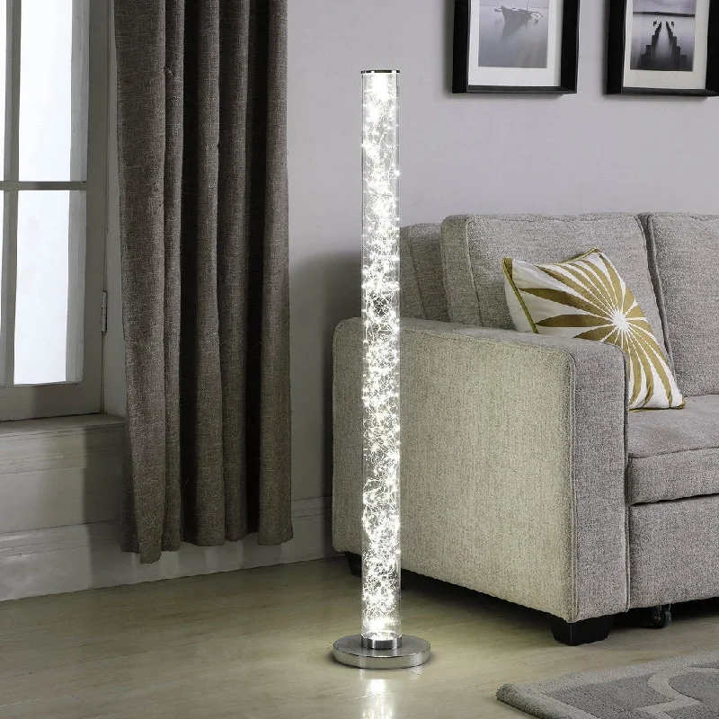 Adjustable Height Floor Lamp for Versatile Lighting NeedsAdjustable Height Floor Lamp for Versatile Lighting NeedsNetin 49" Exposed Rope LED Clear Column Floor Lamp - 49