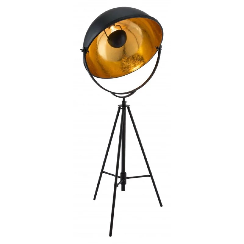 Glass Floor Lamp with Frosted Shades for Soft Diffused LightGlass Floor Lamp with Frosted Shades for Soft Diffused LightOffex Vauxhall Floor Lamp Antique Black Tinted Powder Coated - 23.62"L x 27.56"W x 62.99"H