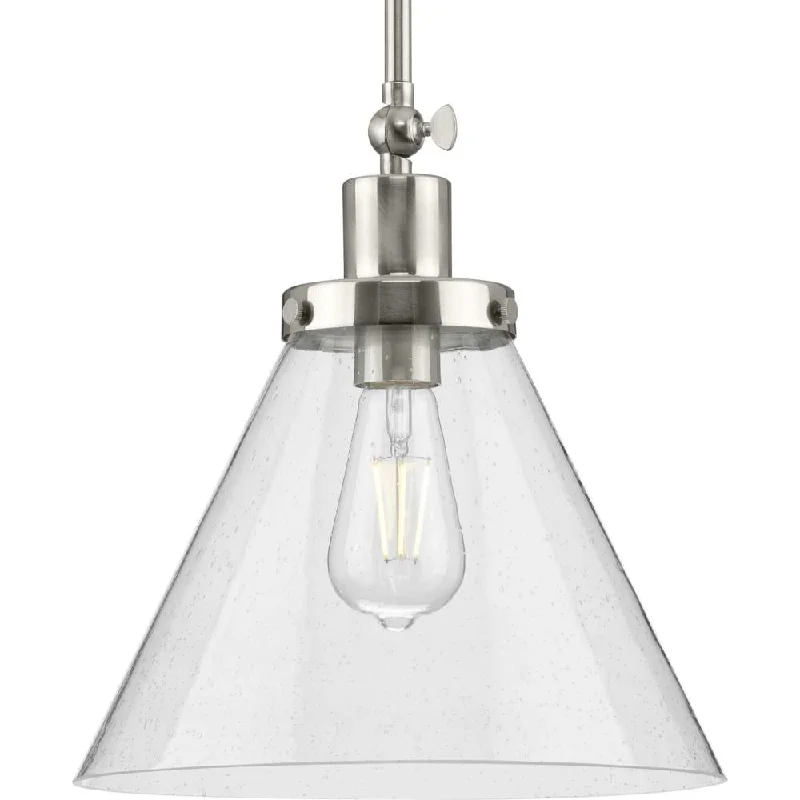 Scandinavian Style Ceiling Lights with Light Wood AccentsScandinavian Style Ceiling Lights with Light Wood AccentsP500324-009 1-100W MED Pendant