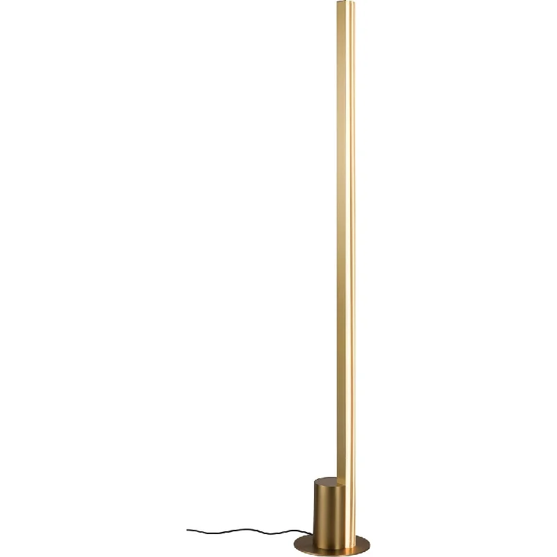 Dimmable Floor Lamp for Adjustable Lighting AmbianceDimmable Floor Lamp for Adjustable Lighting AmbiancePageOne Lighting Leora Satin Antique Brass floor lamp - Satin Antique Brass