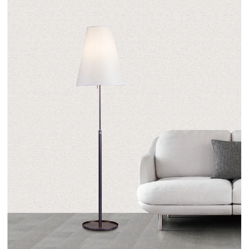 Industrial Style Floor Lamp with Exposed Bulbs for Loft ApartmentsIndustrial Style Floor Lamp with Exposed Bulbs for Loft ApartmentsPageOne Lighting Ringo Deep Taupe Cream White floor lamp - Deep Taupe Cream White