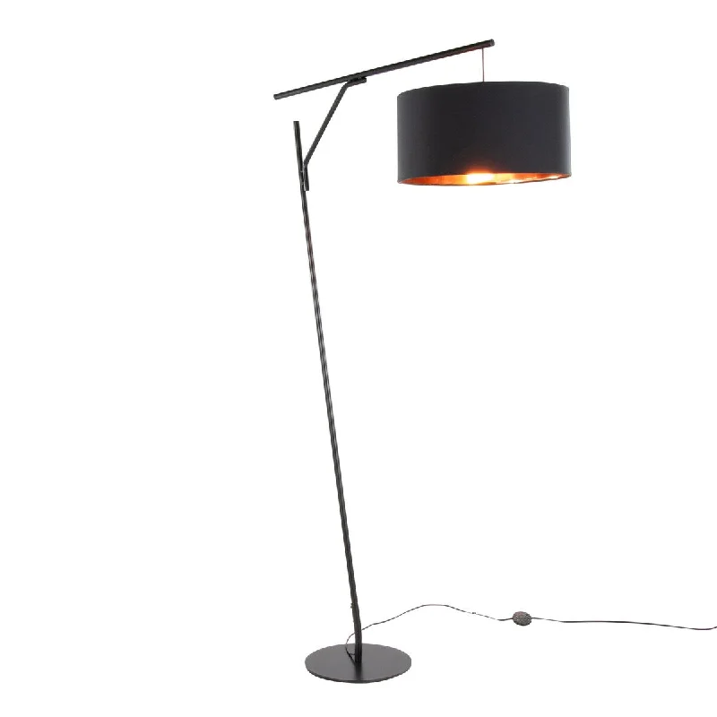 Black Linen/Copper Accent/Black Metal