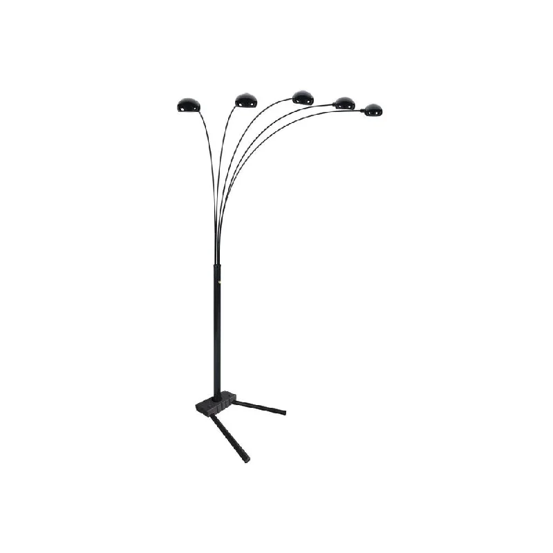Dimmable Floor Lamp for Adjustable Lighting AmbianceDimmable Floor Lamp for Adjustable Lighting AmbianceQ-Max Black Metal Modern 5-arm Floor Lamp Dimmable Floor Lamp for Adjustable Lighting AmbianceDimmable Floor Lamp for Adjustable Lighting AmbianceQ-Max Black Metal Modern 5-arm Floor Lamp