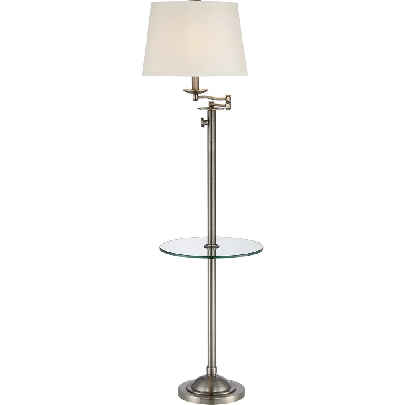 Smart Floor Lamp with Voice Control and Bluetooth ConnectivitySmart Floor Lamp with Voice Control and Bluetooth ConnectivityQuoizel Vivid Collection Millington Floor Lamp