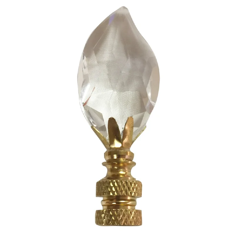 Industrial Style Floor Lamp with Exposed Bulbs for Loft ApartmentsIndustrial Style Floor Lamp with Exposed Bulbs for Loft ApartmentsRoyal Designs Leaf Cut Clear K9 Crystal Lamp Finial for Lamp Shade with Polished Brass Base