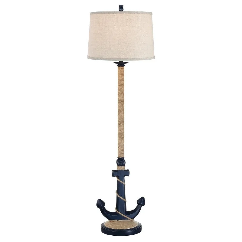 Industrial Style Floor Lamp with Exposed Bulbs for Loft ApartmentsIndustrial Style Floor Lamp with Exposed Bulbs for Loft ApartmentsSanibel Coastal Anchor Floor Lamp - Navy Blue