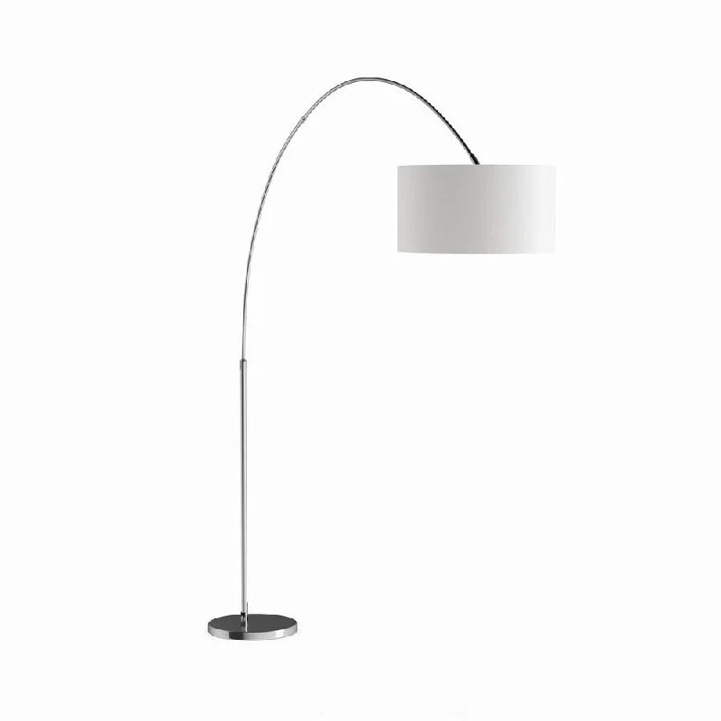 Smart Floor Lamp with Voice Control and Bluetooth ConnectivitySmart Floor Lamp with Voice Control and Bluetooth ConnectivityStrick & Bolton Isa Contemporary Nickel Arched Floor Lamp - N/A