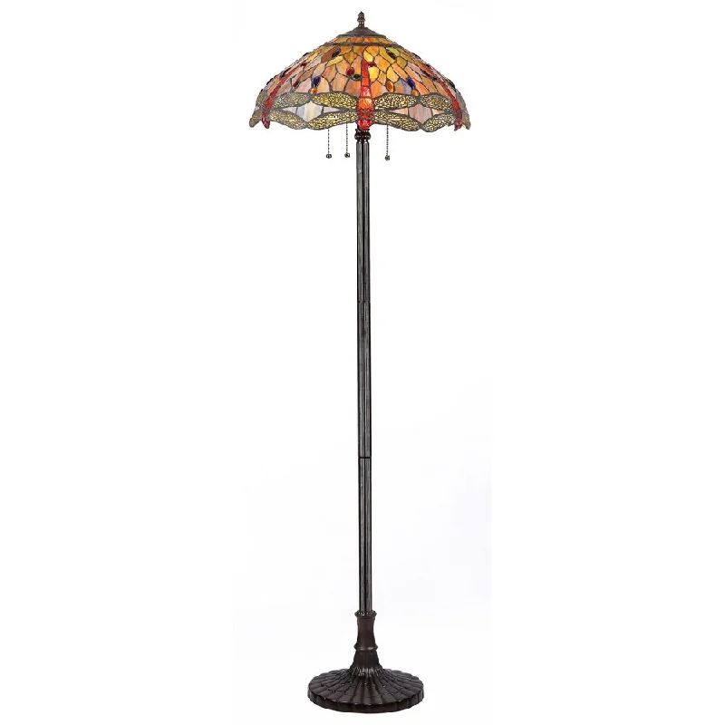 Modern Minimalist Floor Lamp for Contemporary Living RoomsModern Minimalist Floor Lamp for Contemporary Living RoomsTiffany Style Dragonfly Design 3-light Floor Lamp