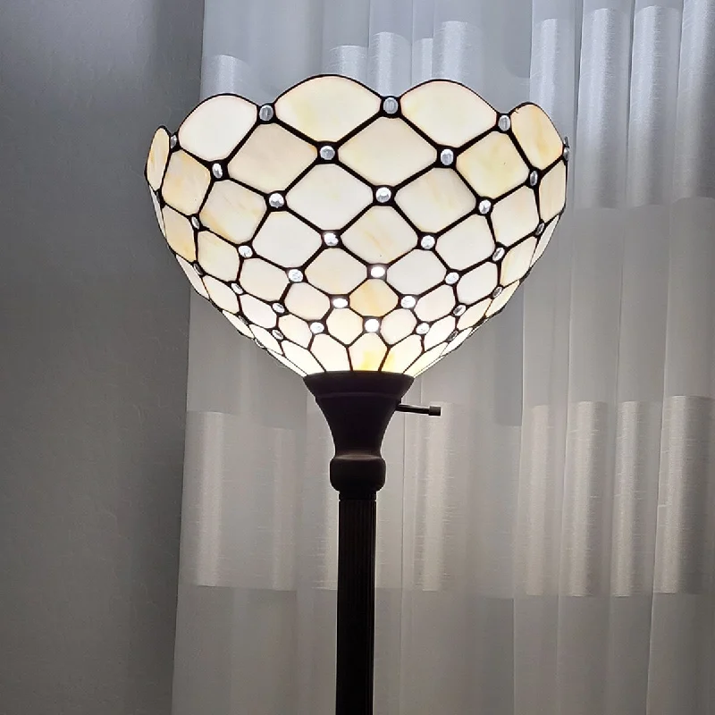 Dimmable Floor Lamp for Adjustable Lighting AmbianceDimmable Floor Lamp for Adjustable Lighting AmbianceTiffany Style Floor Lamp Jeweled Torchiere 72" Tall Stained Glass White Stains Bedroom Reading Gift AM1119FL14B Amora Lighting Dimmable Floor Lamp for Adjustable Lighting AmbianceDimmable Floor Lamp for Adjustable Lighting AmbianceTiffany Style Floor Lamp Jeweled Torchiere 72" Tall Stained Glass White Stains Bedroom Reading Gift AM1119FL14B Amora Lighting