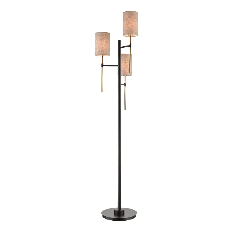 Wood Floor Lamp with Natural Grain for a Warm and Organic FeelWood Floor Lamp with Natural Grain for a Warm and Organic FeelTrade Wind 3-Light Floor Lamp